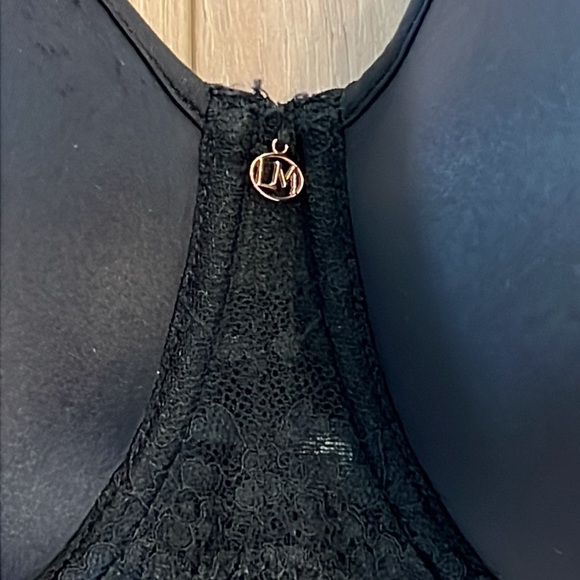 LE MYSTÈRE Side Profile Smoothing Minimizer Bra - Black 38DDD/F - Picture 6 of 11